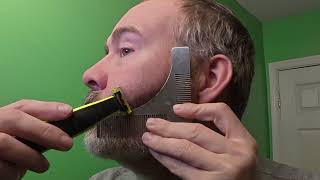 Trimming And Shaping Beard With Electric Razors