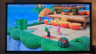 Super Mario Party Partner Party #195 Watermelon Walkabout Luigi & Rosalina vs Mario & Peach(2)