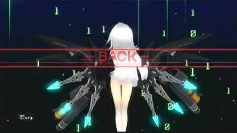 HyperDimension Neptunia black heart transformation and special attack