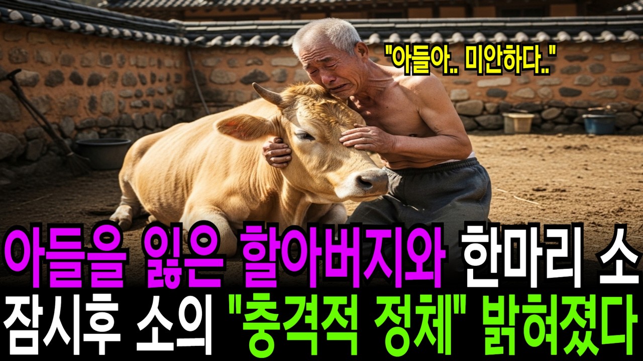 전쟁통에 아들을 잃은 할아버지와 남겨진 황소, 잠시후 소의 충격적인 정체가 밝혀지는데.. | 오디오사연 | 라디오사연 | 할머니 | 노후사연 | 불교말씀 | 노후지혜 |