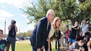Emotional farewell for Mark Welsh as Texas A&M president steps down