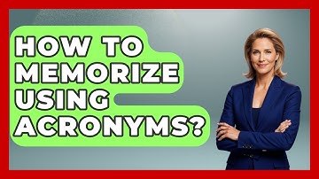How To Memorize Using Acronyms? - Ultimate Study Hacks