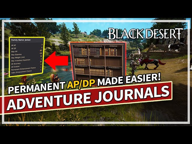 Get FREE Permanent AP & DP - Adventure Journals Made Easier | Black Desert class=