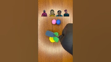 The game of squid stirring at the end will be an unexpected color #art #shorts