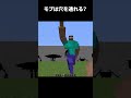 穴通過テスト！モブ編 #shorts #マインクラフト #マイクラ