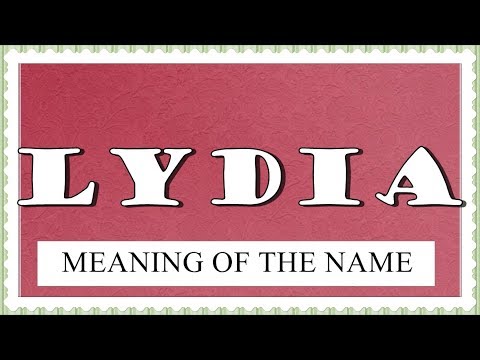 Video: When Is Lydia's Name Day