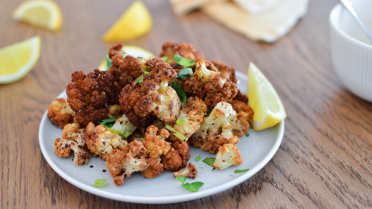 Lebanese Fried Cauliflower with Tahini Sauce (Arnabeet Me2li) YouTube