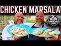 THE BEST CHICKEN MARSALA MADE ON FLAT TOP GRILL! ULTIMATE PIT BOSS SIERRA GRIDDLE COOK!