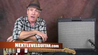 Video thumbnail of "Learn Rockabilly guitar lesson Elvis Presley Scotty Moore inspired My Baby Left Me style"