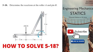 5-18 hibbeler statics chapter 5 | hibbeler statics | hibbeler