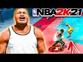 99 OVR MAX WEIGHT FAT DEMIGOD DRIBBLE GOD DOMINATES ALL ISO IN NBA 2K21 (FATTEST MYPLAYER EVER)