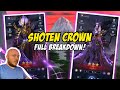 Shoten crown full breakdown  analysis  to die is nothingto be dishonored everything