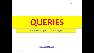 SQL Queries For SQL Developers, BI Developers and Data Analysts