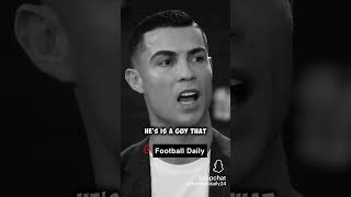 C Ronaldo talks about Leno-misses and would love have dinner 🍽 with him #ronaldo #messi