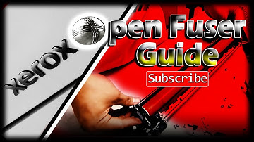 Fuser Opening Guide for Xerox Workcentre 7835 7845 7855 etc