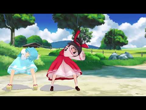 [東方MMD]霊夢と小傘でBad appleを踊ってみた(リマスター版)