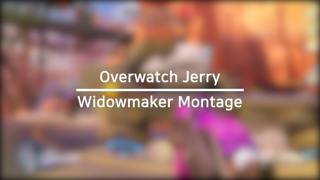 Overwatch Jerry Widowmaker Montage