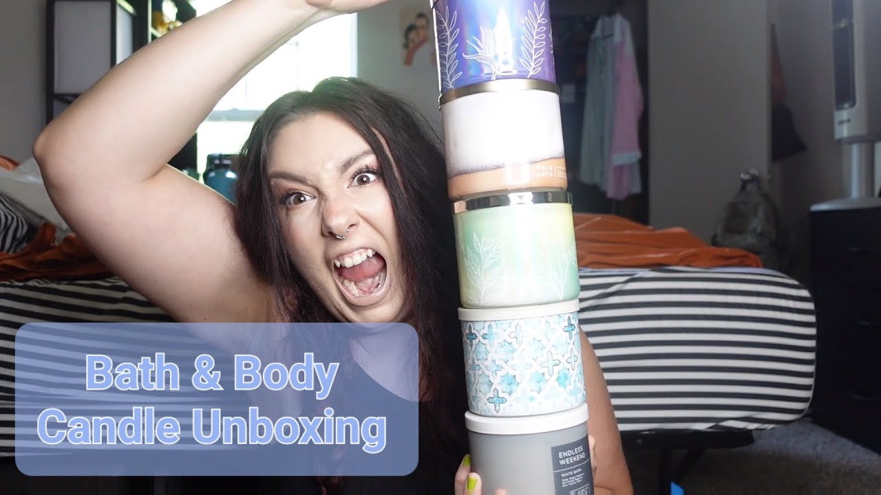 Bath & Body Works Candle Unboxing! YouTube