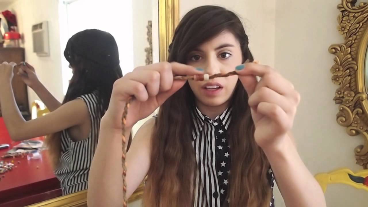 D.I.Y Braided Feather Headpiece