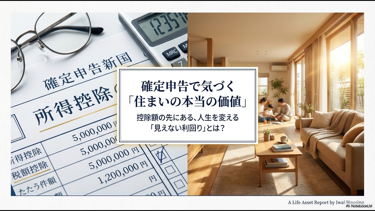 20260216 確定申告で気づく！住まいのコストと本当の価値| 愛知県一宮市 いわいハウジング一級建築士事務所