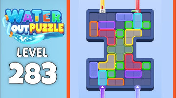 Water Out Puzzle level 283 solution 