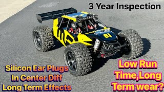Losi DBXLE RCS Running Silicone Ear Plugs Is Not Good? Let’s Check Years of running them center diff