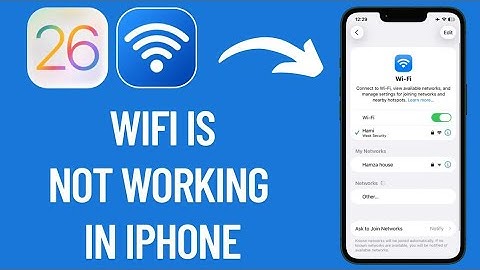 How To Fix Wi-Fi Is Not Working In iPhone After iOS 26 Update