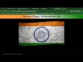 Indian -Flag Animation Using Html5 &amp; Css3 | Frontend development | Advance Happy Independence Day...