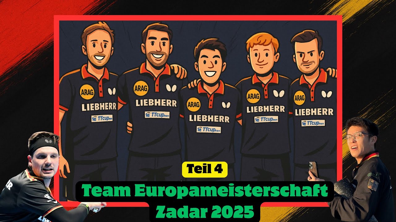 Tischtennis-EM 🏓 | Teil 4: Das VIERTELFINALE gegen KROATIEN 🇭🇷 |SCHAFFEN wir es ins Halbfinale? 