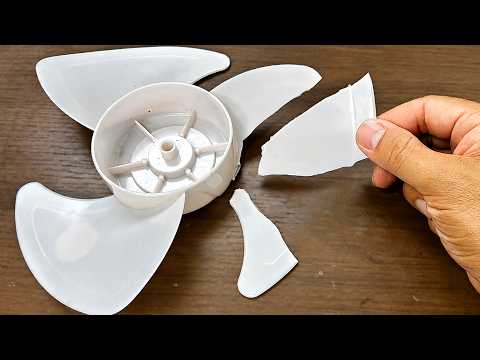 Don’t Throw Away Your Broken Fan Blade! This Genius Repair Trick Works!