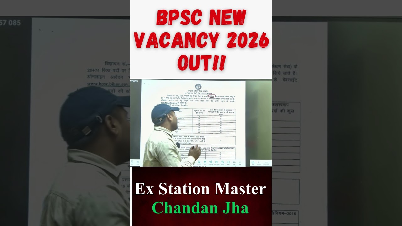 BPSC New Vacancy 2026 |BPSC Auditor Vacancy 2026|Panchayati Raj Auditor Recruitment|Complete Details