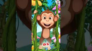 #animalshorts Learn Jungle Animals for Kids 🦁🐘 #nurseryrhymes #kids