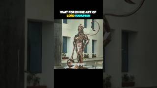 Divine glimpse of modern art of lord hanuman😍🚩 #shorts #hinduism #hindugod #sanatanisanskriti