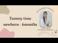 Tummy time for newborns till 6 months