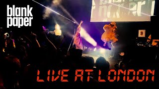 blank paper / LIVE AT LONDON