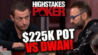 HUGE $225,000 Pot vs Tom Dwan  HIGH STAKES POKER TAKES with Daniel Negreanu 03