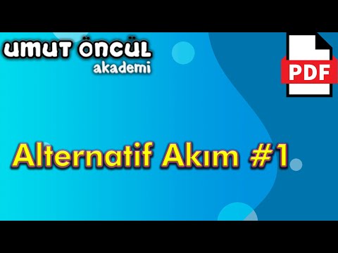 Alternatif Akım #1 | +PDF