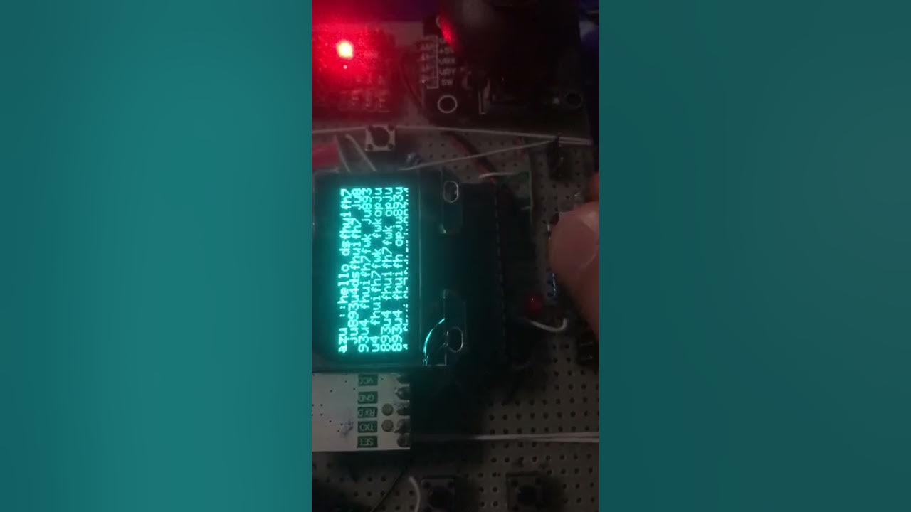 Arduino and oled display making scroll bar for long texts - YouTube
