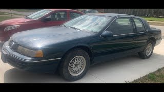1992 Mercury Cougar LS 5.0 44k Auction Find