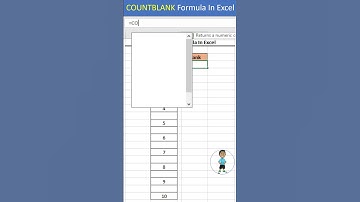 COUNTBLANK Formula in Excel #excel #exceltips #shorts #msexcel #msexcelfullcourse #msexceltutorial