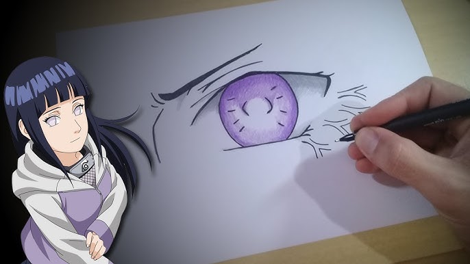 Como desenhar hinata e naruto - Como desenhar