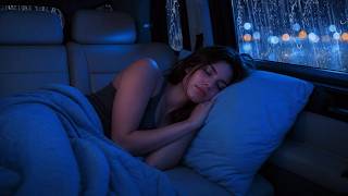 The Night Feels Different When Heavy Rain and Loud Thunder Echo with City Lights Beyond the Window