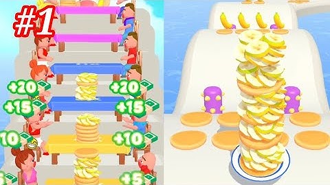 Pancake Run - All Levels Gameplay Walkthrough Android iOS #1