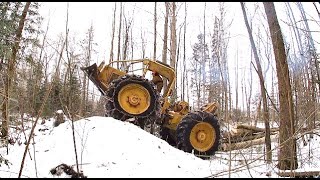 First logging day with the Treefarmer Skidder.