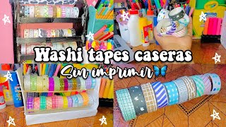 WASHI TAPES CASERAS sin imprimir