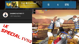 1K Special 1Vs2 Only Headshot Tips And Tricks Best Gameplay