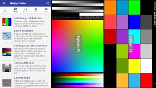 Display Tester (by Braintrapp) - screen testing app for Android. screenshot 3