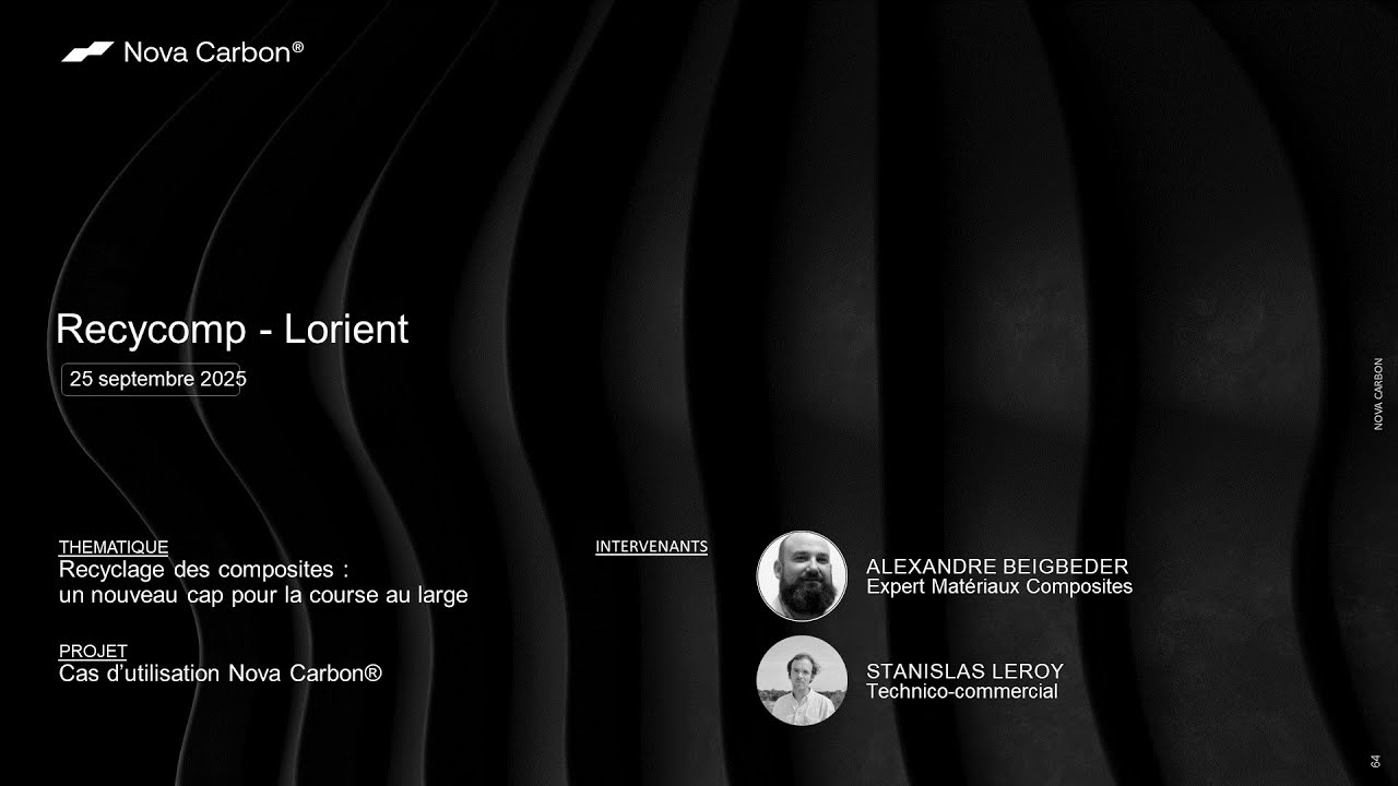 Recyclage de fibres de carbone haute performance par Nova Carbon