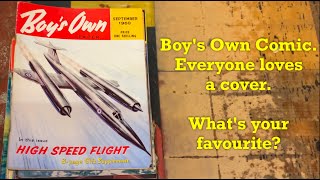 Boys Own Comic 1958 to 1963. Everyone loves a cover. Whats your favourite?  Book tube