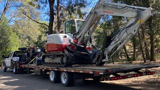 TAKEUCHI 290s First job! machine was tested!